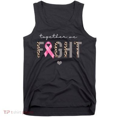 Together We Fight Breast Cancer Awareness Leopard Tank Top