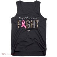 Together We Fight Breast Cancer Awareness Leopard Tank Top thumb 0