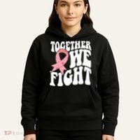 Together We Fight Breast Cancer Retro Hoodie thumb 5