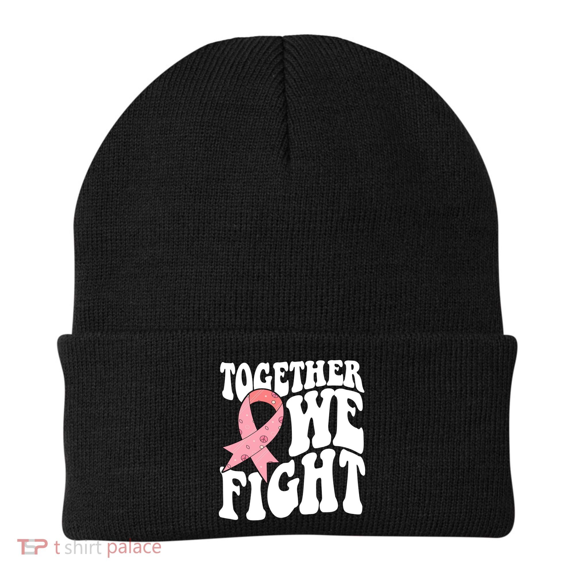 Together We Fight Breast Cancer Retro Beanie
