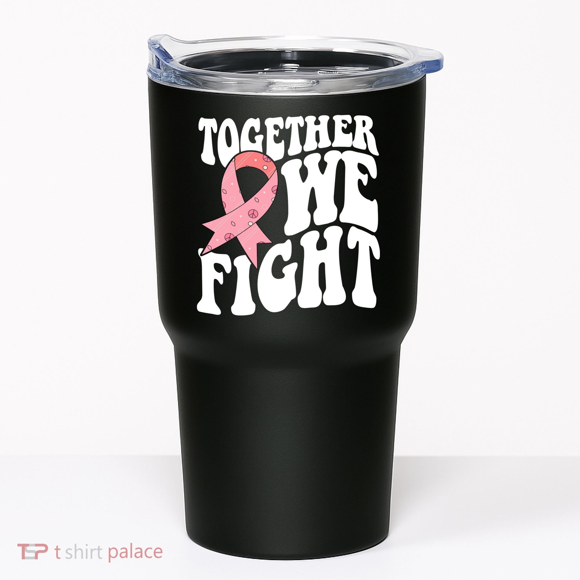 Together We Fight Breast Cancer Retro Tumbler