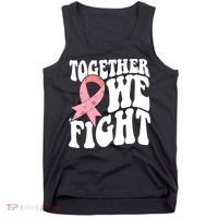 Together We Fight Breast Cancer Retro Tank Top thumb 0