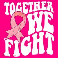 Together We Fight Breast Cancer Retro Coaster thumb 2
