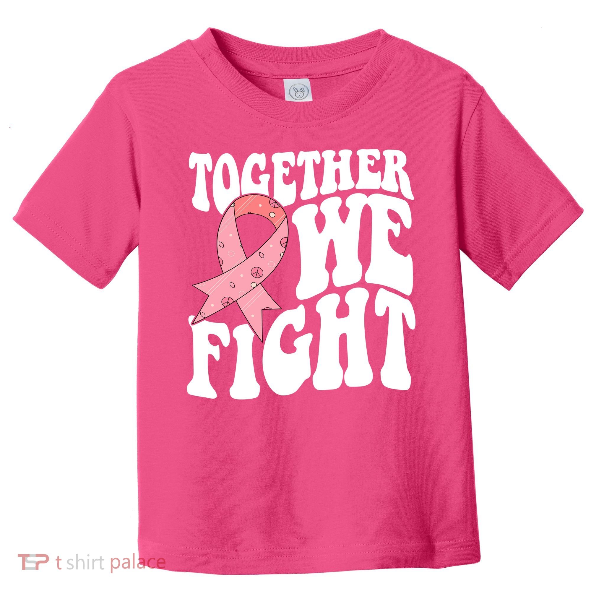 Together We Fight Breast Cancer Retro Toddler T-Shirt