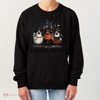 Tonight We Fly Funny Chicken Halloween Spooky Season Women's Sweatshirt thumb 0