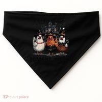 Tonight We Fly Funny Chicken Halloween Spooky Season USA-Made Doggie Bandana thumb 0