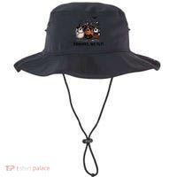 Tonight We Fly Funny Chicken Halloween Spooky Season Bucket Hat thumb 0