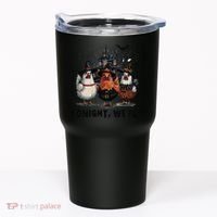 Tonight We Fly Funny Chicken Halloween Spooky Season Tumbler thumb 0