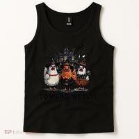 Tonight We Fly Funny Chicken Halloween Spooky Season Tank Top thumb 2