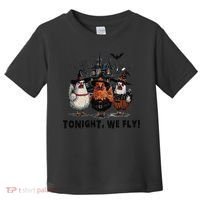Tonight We Fly Funny Chicken Halloween Spooky Season Toddler T-Shirt thumb 0