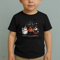 Tonight We Fly Funny Chicken Halloween Spooky Season Toddler T-Shirt thumb 2