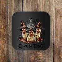 Tonight We Fly Halloween Chicken Fall Farm Animals Coaster thumb 0