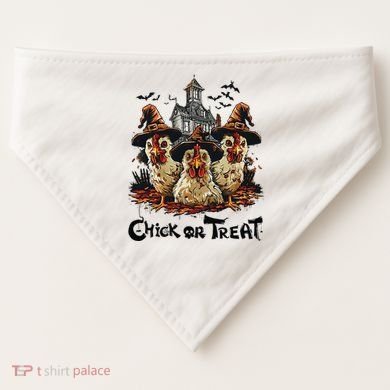Tonight We Fly Halloween Chicken Fall Farm Animals USA-Made Doggie Bandana