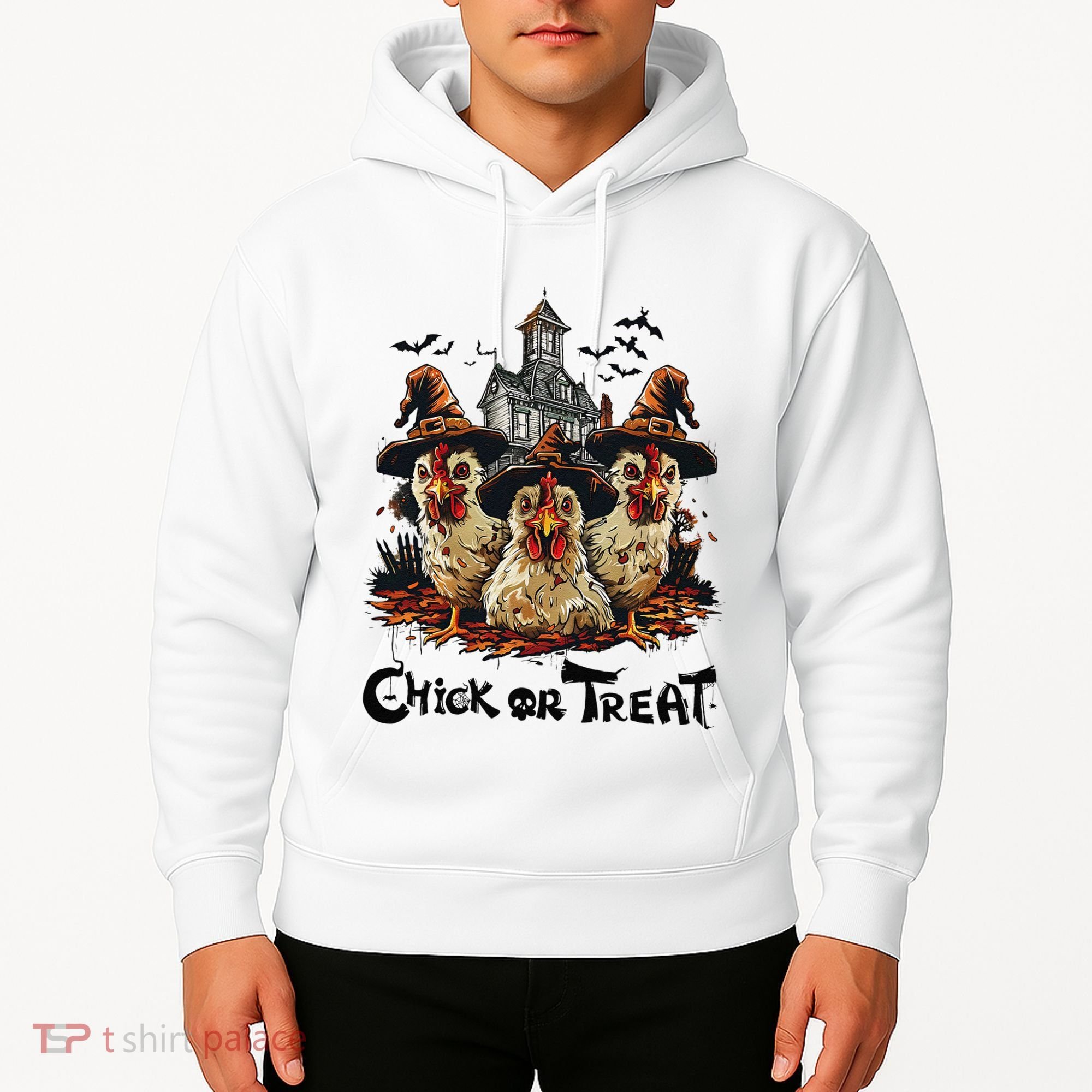 Tonight We Fly Halloween Chicken Fall Farm Animals Hoodie
