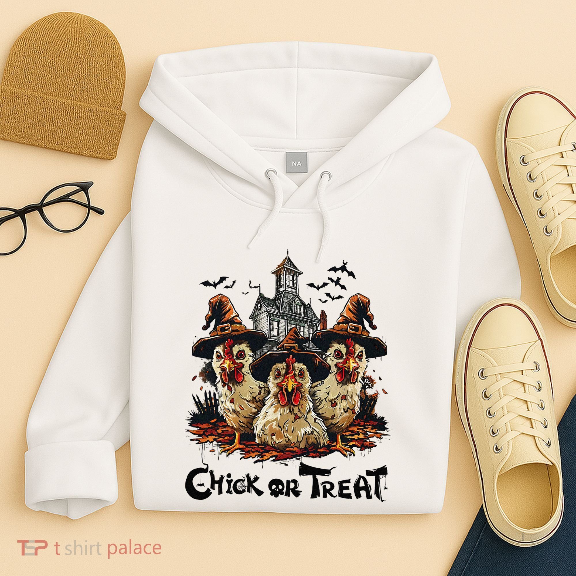 Tonight We Fly Halloween Chicken Fall Farm Animals Hoodie