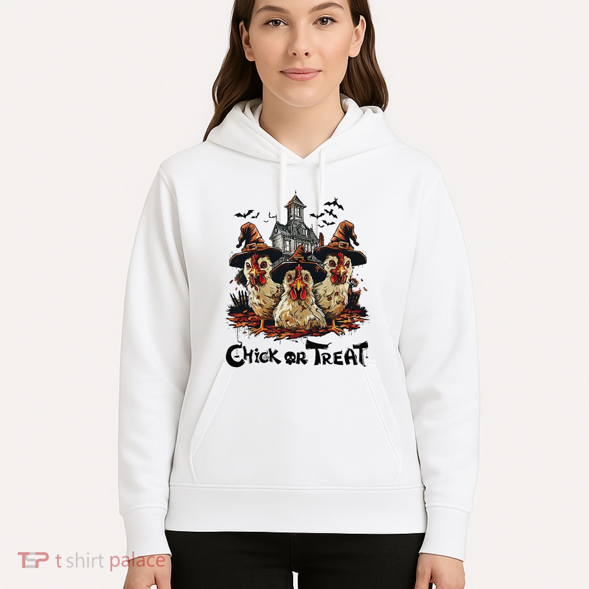 Tonight We Fly Halloween Chicken Fall Farm Animals Hoodie