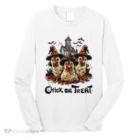 Tonight We Fly Halloween Chicken Fall Farm Animals Long Sleeve Shirt thumb 0