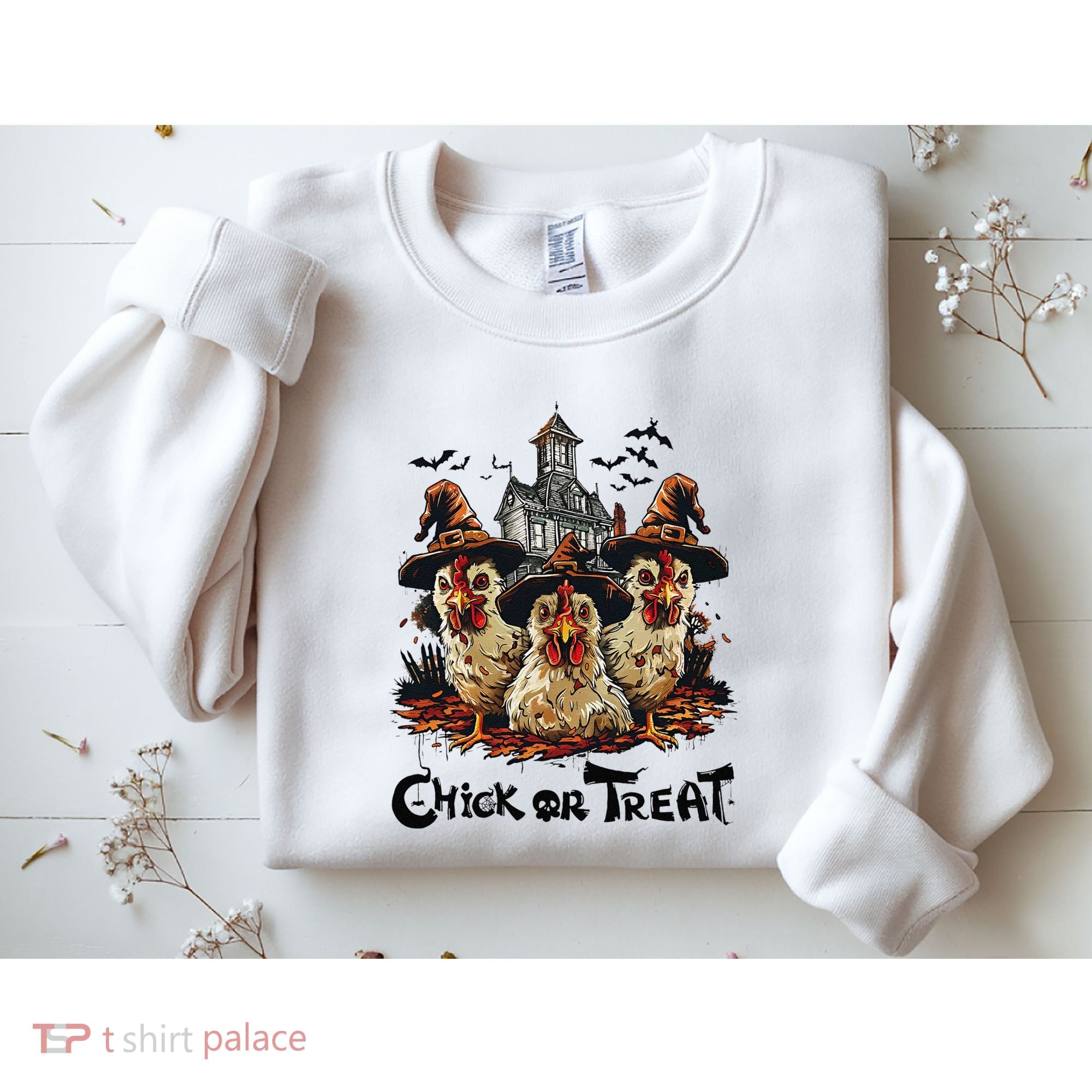 Tonight We Fly Halloween Chicken Fall Farm Animals Sweatshirt