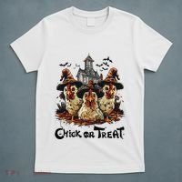 Tonight We Fly Halloween Chicken Fall Farm Animals T-Shirt thumb 5