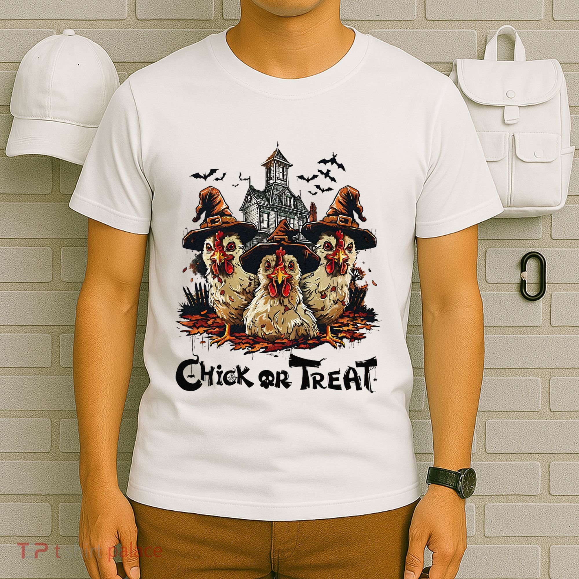 Tonight We Fly Halloween Chicken Fall Farm Animals T-Shirt
