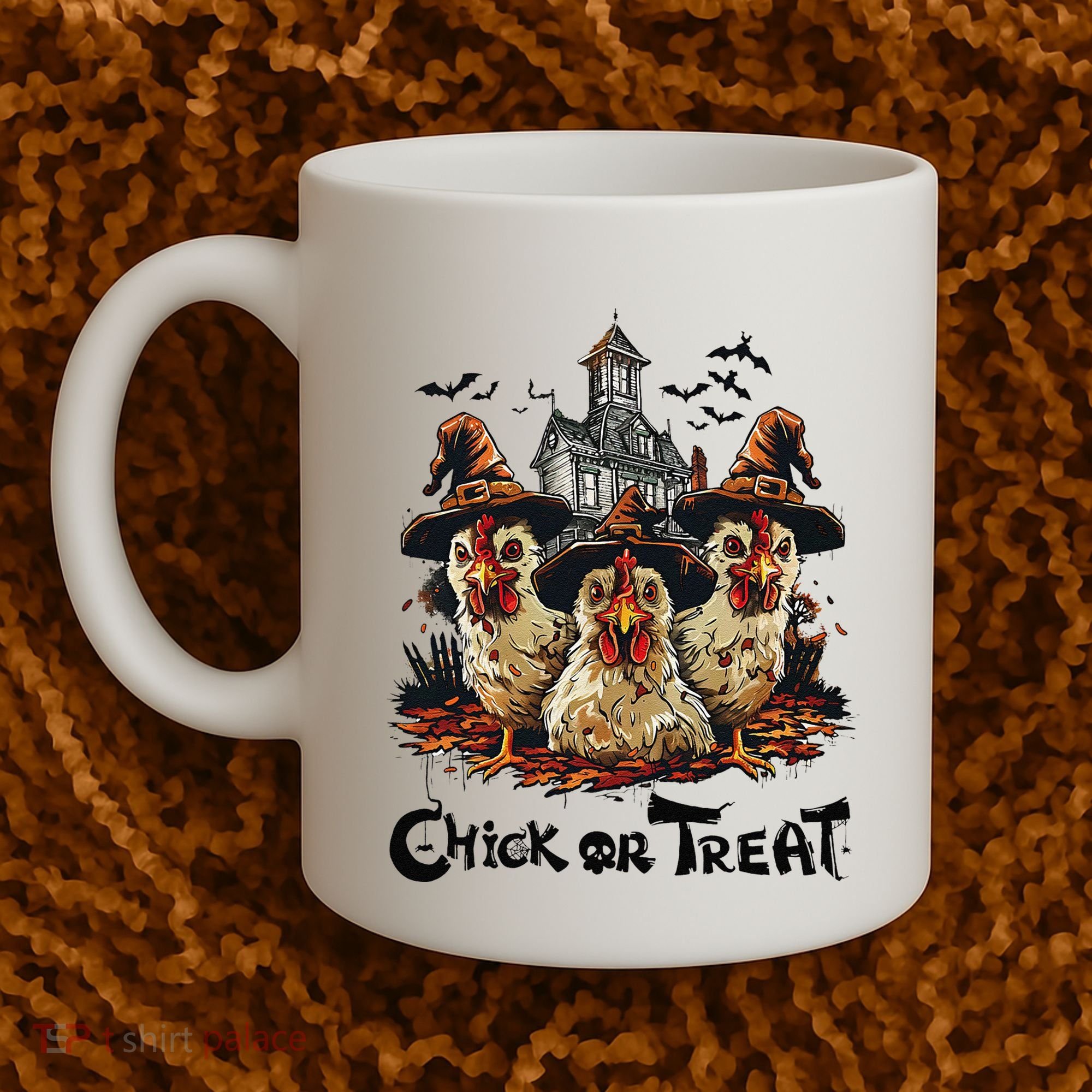 Tonight We Fly Halloween Chicken Fall Farm Animals Coffee Mug