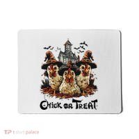 Tonight We Fly Halloween Chicken Fall Farm Animals Mousepad thumb 0