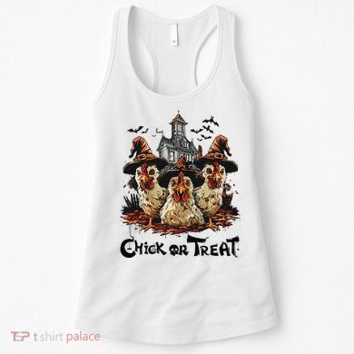 Tonight We Fly Halloween Chicken Fall Farm Animals Women's Tank Top