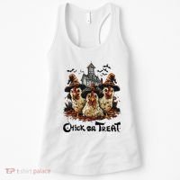 Tonight We Fly Halloween Chicken Fall Farm Animals Women's Tank Top thumb 0