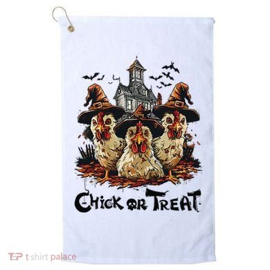Tonight We Fly Halloween Chicken Fall Farm Animals Golf Towel