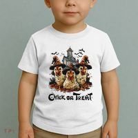 Tonight We Fly Halloween Chicken Fall Farm Animals Toddler T-Shirt thumb 2