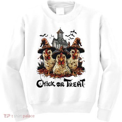 Tonight We Fly Halloween Chicken Fall Farm Animals Kids Sweatshirt