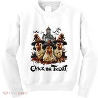 Tonight We Fly Halloween Chicken Fall Farm Animals Kids Sweatshirt thumb 0