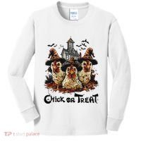 Tonight We Fly Halloween Chicken Fall Farm Animals Kids Long Sleeve Shirt thumb 0