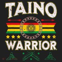 Taino Warrior Flag Native American Arawak Boriken Borinquen Women's Sweatshirt thumb 2