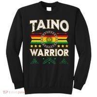Taino Warrior Flag Native American Arawak Boriken Borinquen Sweatshirt thumb 0
