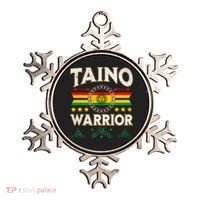 Taino Warrior Flag Native American Arawak Boriken Borinquen Ornament thumb 0
