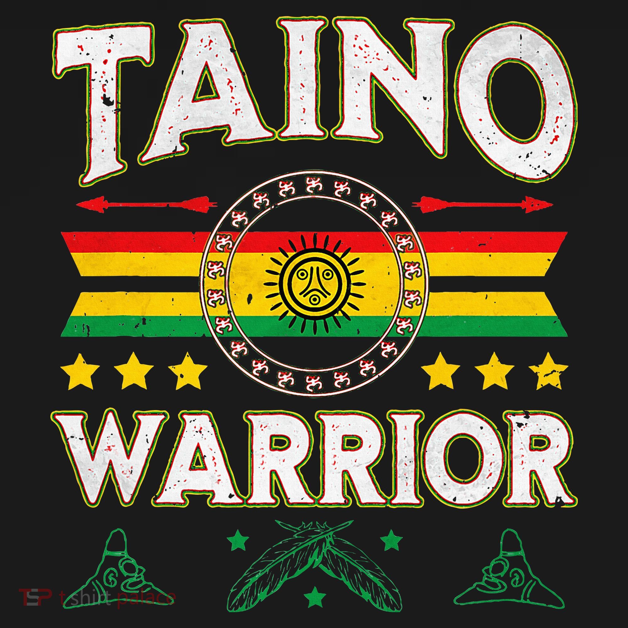 Taino Warrior Flag Native American Arawak Boriken Borinquen Baby Bodysuit