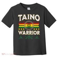 Taino Warrior Flag Native American Arawak Boriken Borinquen Toddler T-Shirt thumb 0