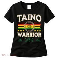Taino Warrior Flag Native American Arawak Boriken Borinquen Women's T-Shirt thumb 0