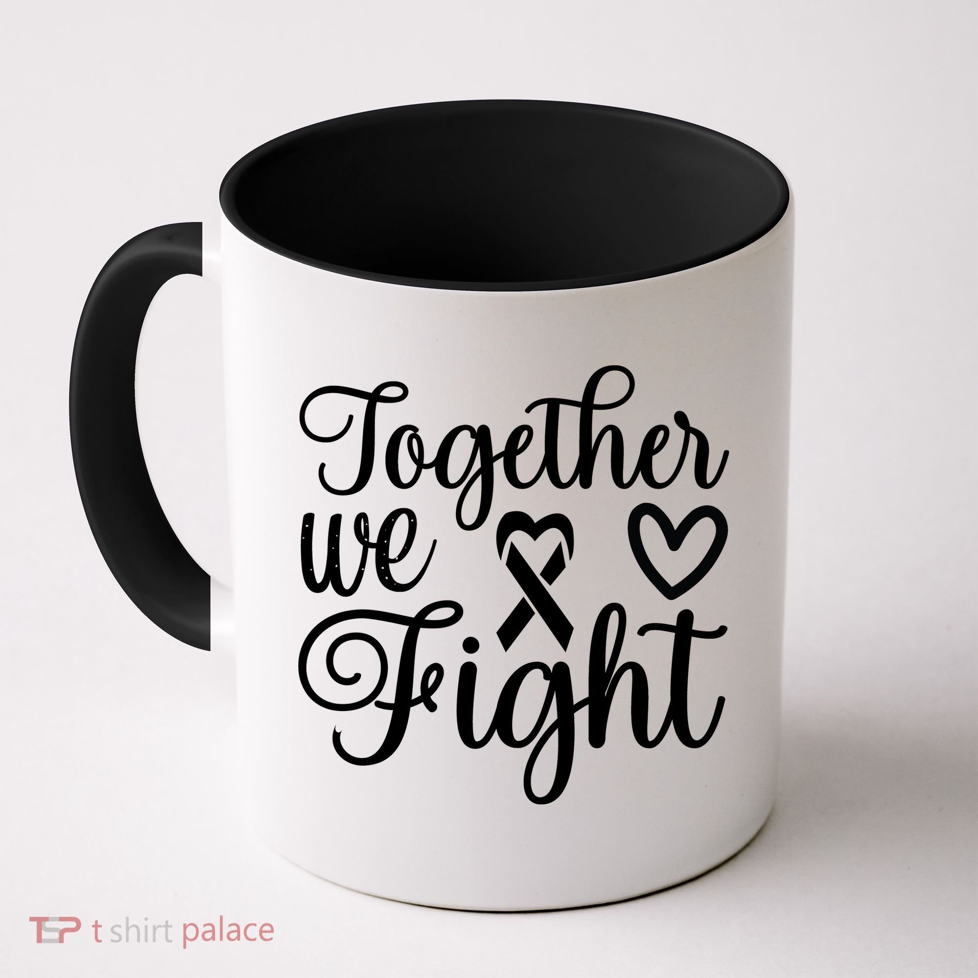 Together We Fight Breast Cancer Awareness Coffee Mug
