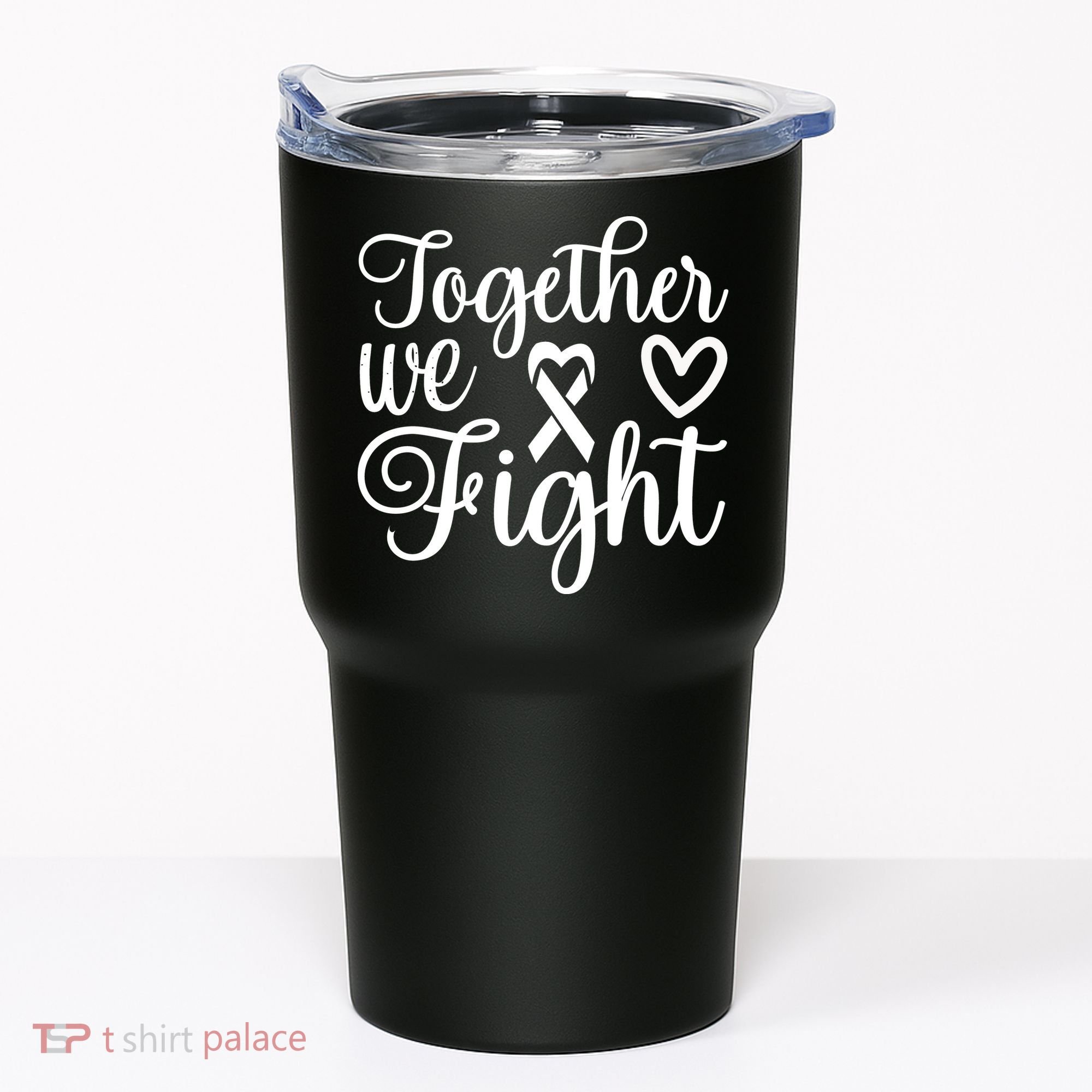 Together We Fight Breast Cancer Awareness Tumbler