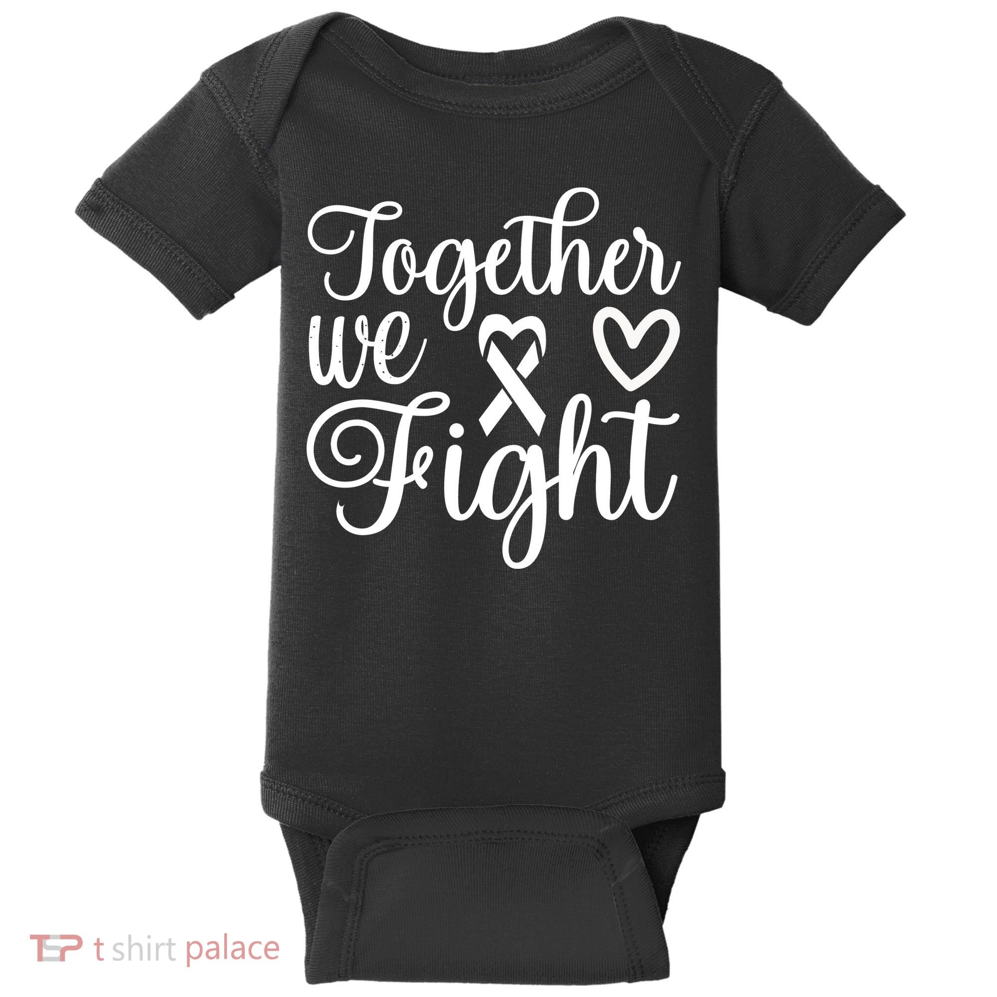 Together We Fight Breast Cancer Awareness Baby Bodysuit