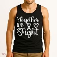 Together We Fight Breast Cancer Awareness Tank Top thumb 3