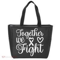 Together We Fight Breast Cancer Awareness Tote Bag thumb 0
