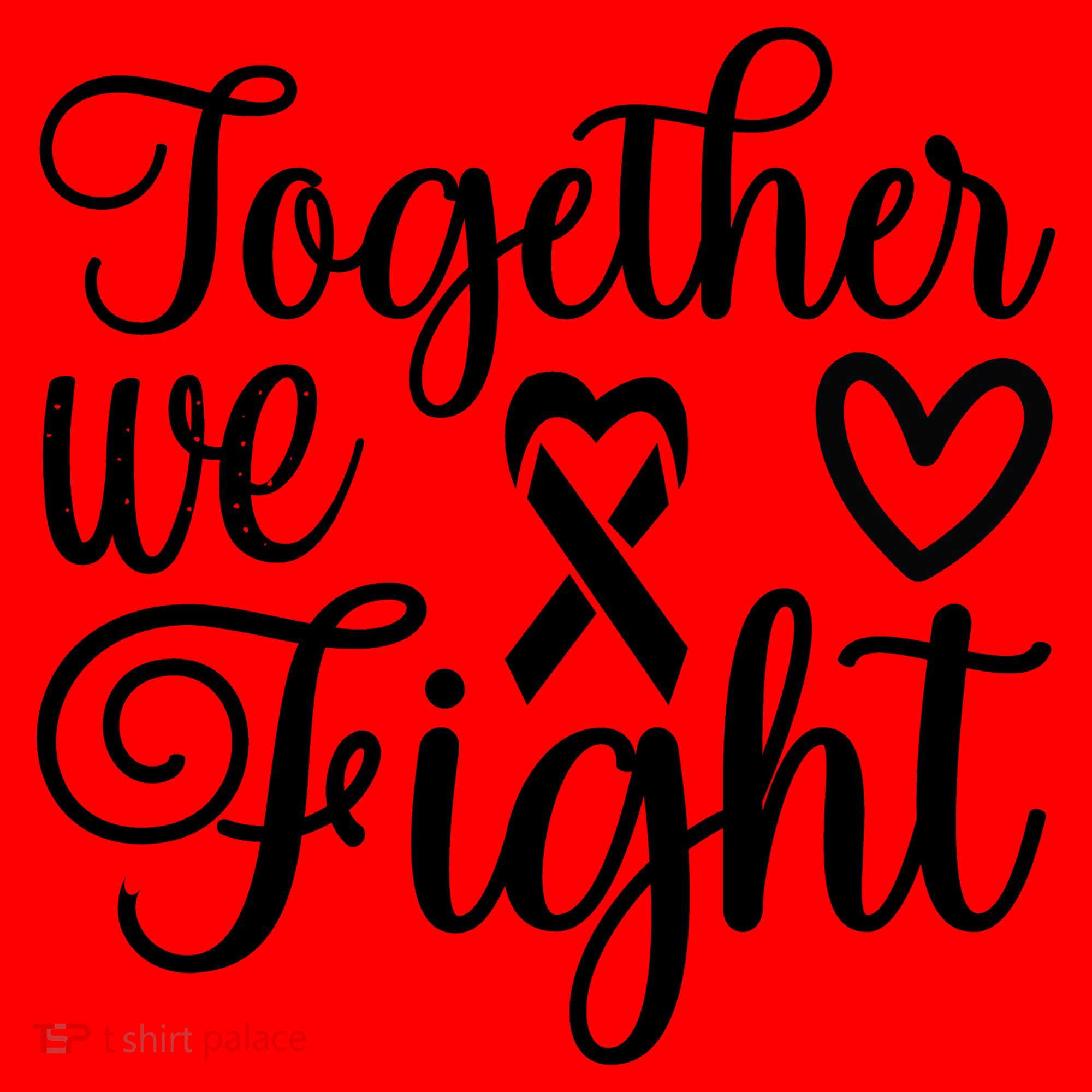 Together We Fight Breast Cancer Awareness Santa Hat