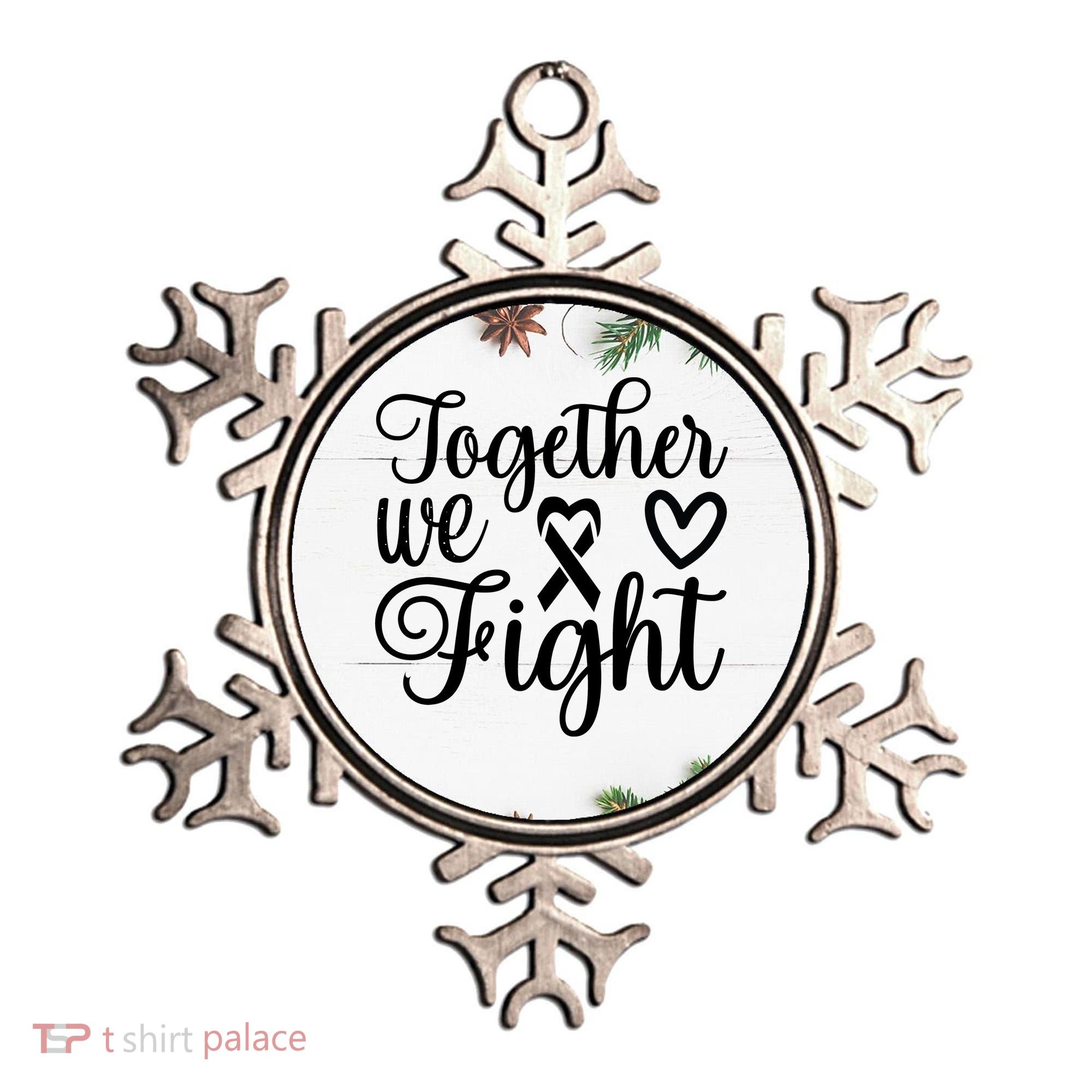 Together We Fight Breast Cancer Awareness Ornament