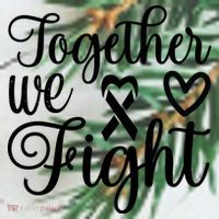 Together We Fight Breast Cancer Awareness Ornament thumb 1
