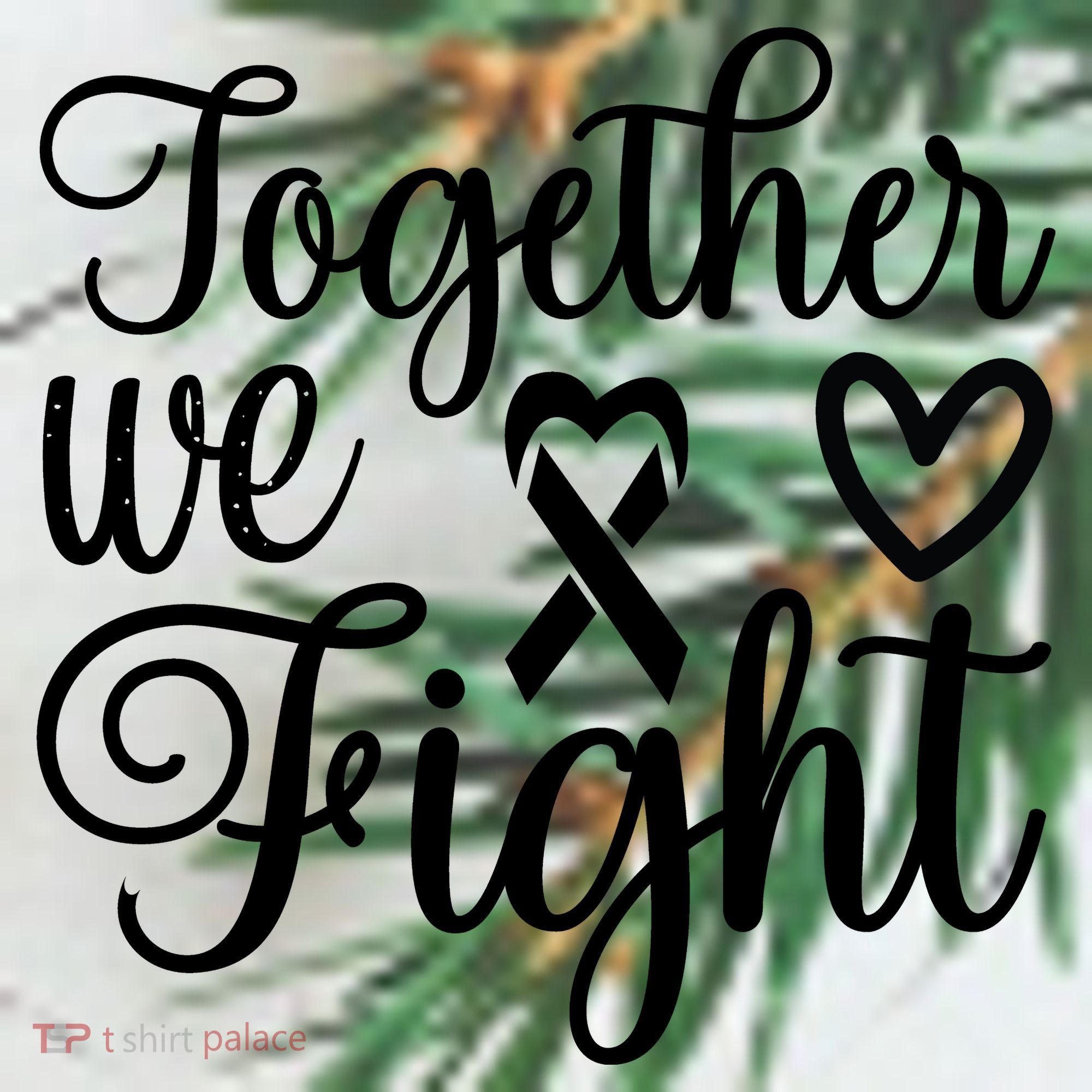 Together We Fight Breast Cancer Awareness Ornament