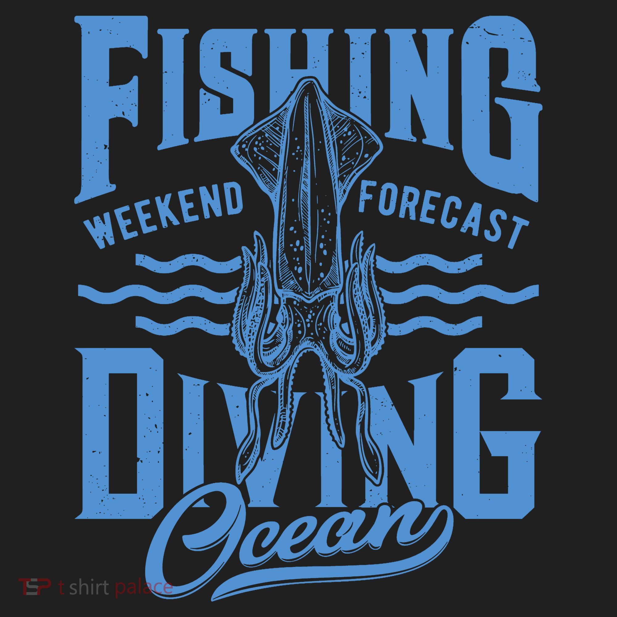 The Weekend Forecast Is Ocean Fishing And Diving Women's Sweatshirt