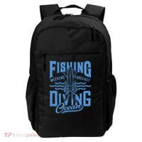The Weekend Forecast Is Ocean Fishing And Diving Backpack thumb 0